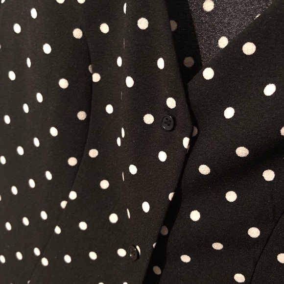 Polka dot flowy summer dress - Picture 3 of 4